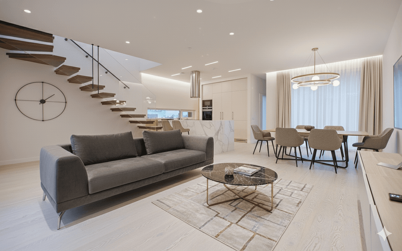 Luxury Ivora Homes interior showcasing premium short-term rental property management